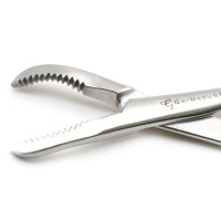 Bone Reduction Forceps 6" Small Curved Serrated Jaws Maximum Opening 30mm