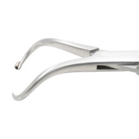 Bone Reduction Forcep 6 3/4" Curved With Guide .045" (1.1mm) Maximum Opening 18mm