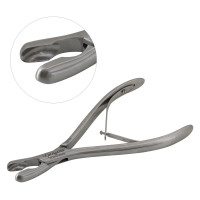 Luer Rongeur 6" Curved 3mm Single Action