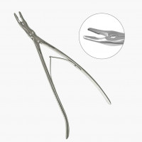 Dale Rongeur 14" Curved 3mm Double Action