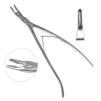 Dale Rongeur 14" Curved 3mm Double Action