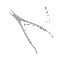 Smith Pete Rongeur 9 1/2" Curved 3mm Double Action