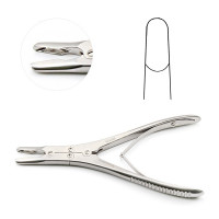 Ruskin Rongeur 6" Straight 5mm Double Action