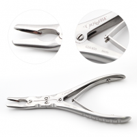 Ruskin Rongeur 9" Curved 6mm Double Action