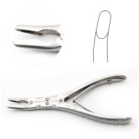 Ruskin Rongeur 9" Curved 7mm Double Action