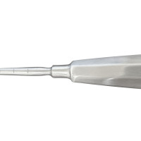 Halle Curette 9" Straight, 9.0mm x 5.0mm Sharp Oval Cup, Hexagonal Handle