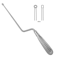 Kraemer Bayonet Ring Curette 10" Straight 4mm