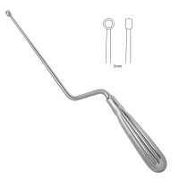 Kraemer Bayonet Ring Curette 10" Straight 5mm