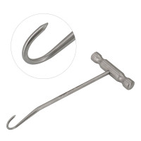 Bone Hook 8" Blunt 20mm Deep T Handle