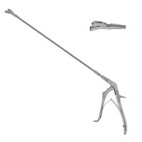 Turrell Biopsy Forceps Angled 4x8mm Bite Ring Handle 14" W/th