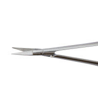 Micro Surgery Scissors  Sharp Points Round Handles Straight 6"