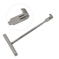 Senn T-Handle Retractors 4.5" Blunt Rake Blade Width 9mm Depth 7mm