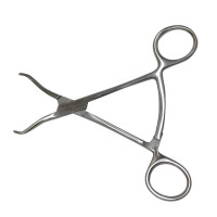 Pointed Fracture Reduction Clamp Small 5 1/2" Straight Left and Right with Ratchet