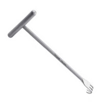 Senn T-Handle Retractors 14.4cm Extended Blunt Rake Blade Width 9mm Depth 7mm