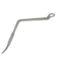 Bent Hohmann Retractor Narrow 9 3/4'' Extra Grip Tip - Blade 19mm Handle 7"