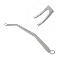 Double Prong Double Bent Hohmann Acetabular Retractor 12 1/2" Standard Blade - Blade Width 15mm Blade & Tip 3"