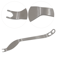 Proximal Femoral Elevator 14" Blade Width at Prongs 24mm Blade Widest 48mm Handle 10"