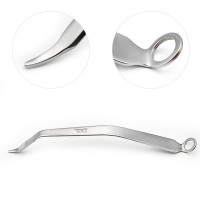 Single Prong Double Bent Hohmann Acetabular Retractor 12 1/2" Standard Blade - Blade Width 15mm Blade & Tip 3"