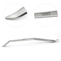 Single Prong Double Bent Hohmann Acetabular Retractor 16 1/4" Extra Long With Standard Blade - Blade Width 15mm Blade & Tip 3"