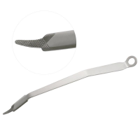 Single Prong Double Bent Hohmann Acetabular Retractor 12 1/2" Standard Blade With Extra Grip Tip - Blade Width 15mm Blade & Tip 3"