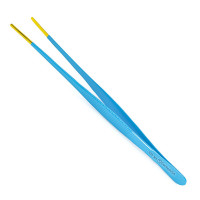 Coated Dressing Forceps 10"