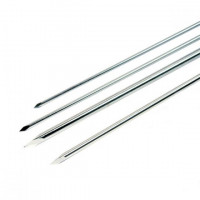 Steinmann Pin Single Diamond Round 12” Diameter 3.2mm (1/8") Pkg/6
