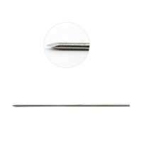 Single Trocar Partially Threaded Steinman Pin 4” 3/32" 2.5mm Pkg/6