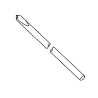 Steinmann Pin Single Diamond Round 9" Diameter 2.8mm (7/64") pkg/6