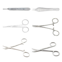 Suture Instruments Set for Dr's Office Use