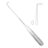 Scoville Curette 10" 90 Degree Up Reverse Angle Oval Cup (4 mm x 10 mm)