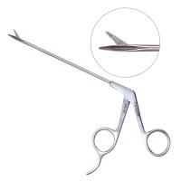 Arthroscopic Scissor 5 1/2" Serrated Tooth Tip 3.4mm Straight Shaft