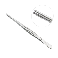 Debakey Vascular Tissue Forceps 1.5mm wide Tips 6"