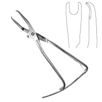 Bishop Bone Forcep 9" Adjustable Jaw With Ratchet