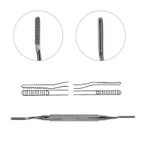 Polokoff Rasp 7" Double Ended 3mm/4mm straight