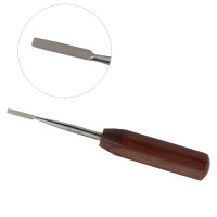 Periosteal Elevator Straight 7 1/4" 6mm Straight Sharp Edge Phenolic Handle