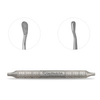 Miller Colburn Bone File 7" Double Ended #1 - 5mm/7mm straight Oval Cross Serrated