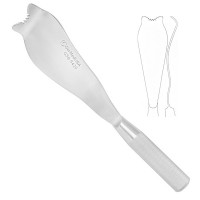 Femoral Neck Elevator 13" - 70mm Blade With 4 1/2" Knurled Handle