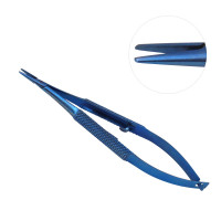 Castroviejo Needle Holder Straight 4 3/4" with Lock Titanium