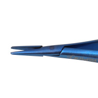 Castroviejo Needle Holder Straight 4 3/4" with Lock Titanium