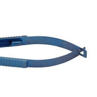 Jacobson Microvascular Needle Holder 5" Curved Smooth Jaws Titanium