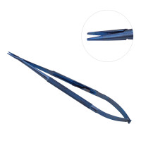 Jacobson Microvascular Needle Holder 7" Straight Smooth Jaws Titanium
