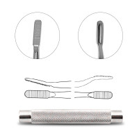 Bone File 7" Double Ended No:33 - 6mm/5mm Angled Up/Straight