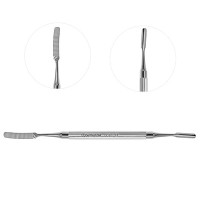 Bone File 7" Double Ended No:45 - 5mm/6mm Curved Up/Angled Up