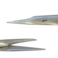 Heath Suture Scissor 6 1/2" Gold Handle