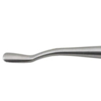 Bone File 7" Double Ended No:10 - 5mm Curved Up/Straight