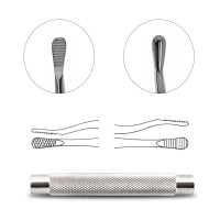 Bone File 7" Double Ended No:12A - 5mm straight plain/cross serrated