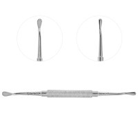 Bone File 7" Double Ended No:12CA - 5mm/6mm straight cross serrated