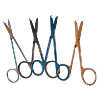 Littauer Stitch Scissors 4 1/2" Straight Color Coated