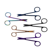 Littauer Stitch Scissors 4 1/2" Straight Color Coated