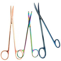 Metzenbaum Dissecting Scissors 5 3/4" Curved Color Coated